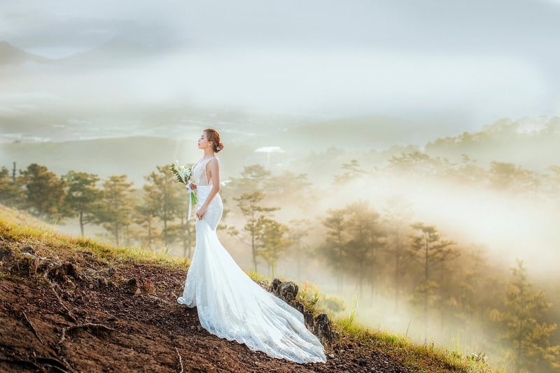 Bohemian Chic Bridal Gown